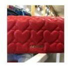 [S] LOVE MOSCHINO HEART GOLD CHAIN SLING BAG,RED, 8059022364715 (SLM133)