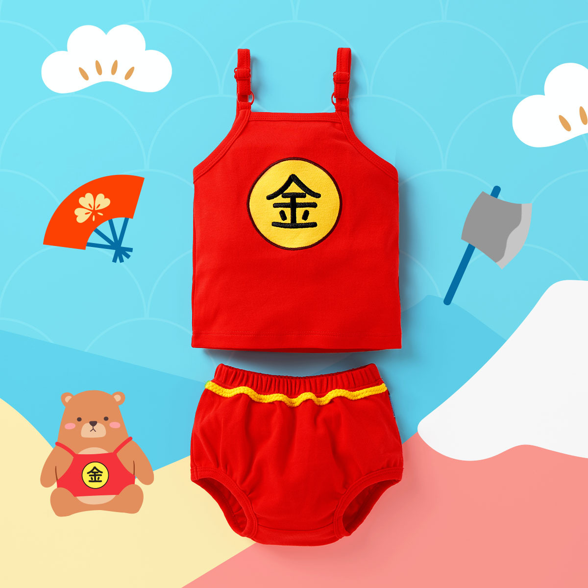 OMSET03_OMYMONSTER 金寶寶背心套裝