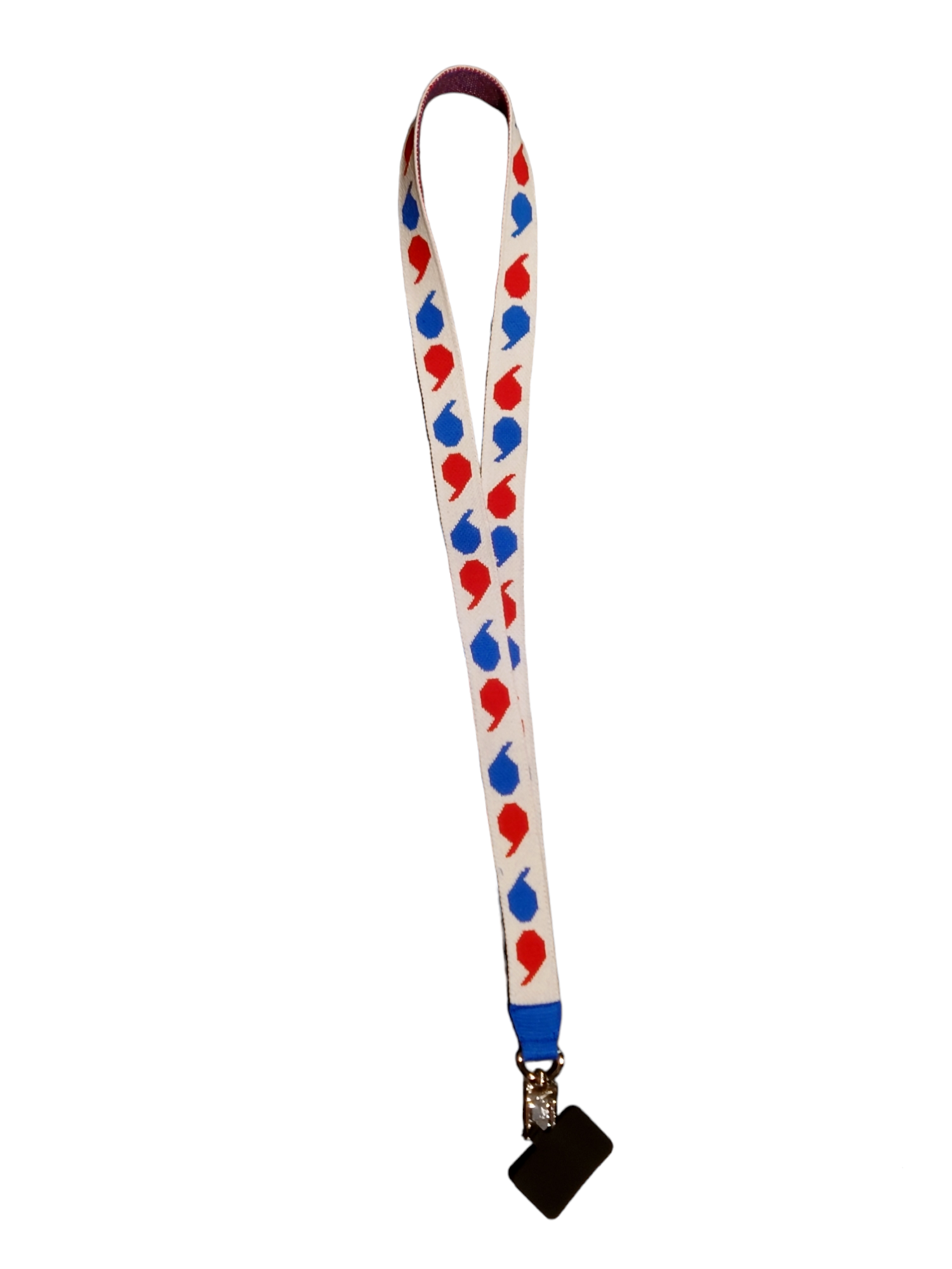 紅藍腰果花電話繩