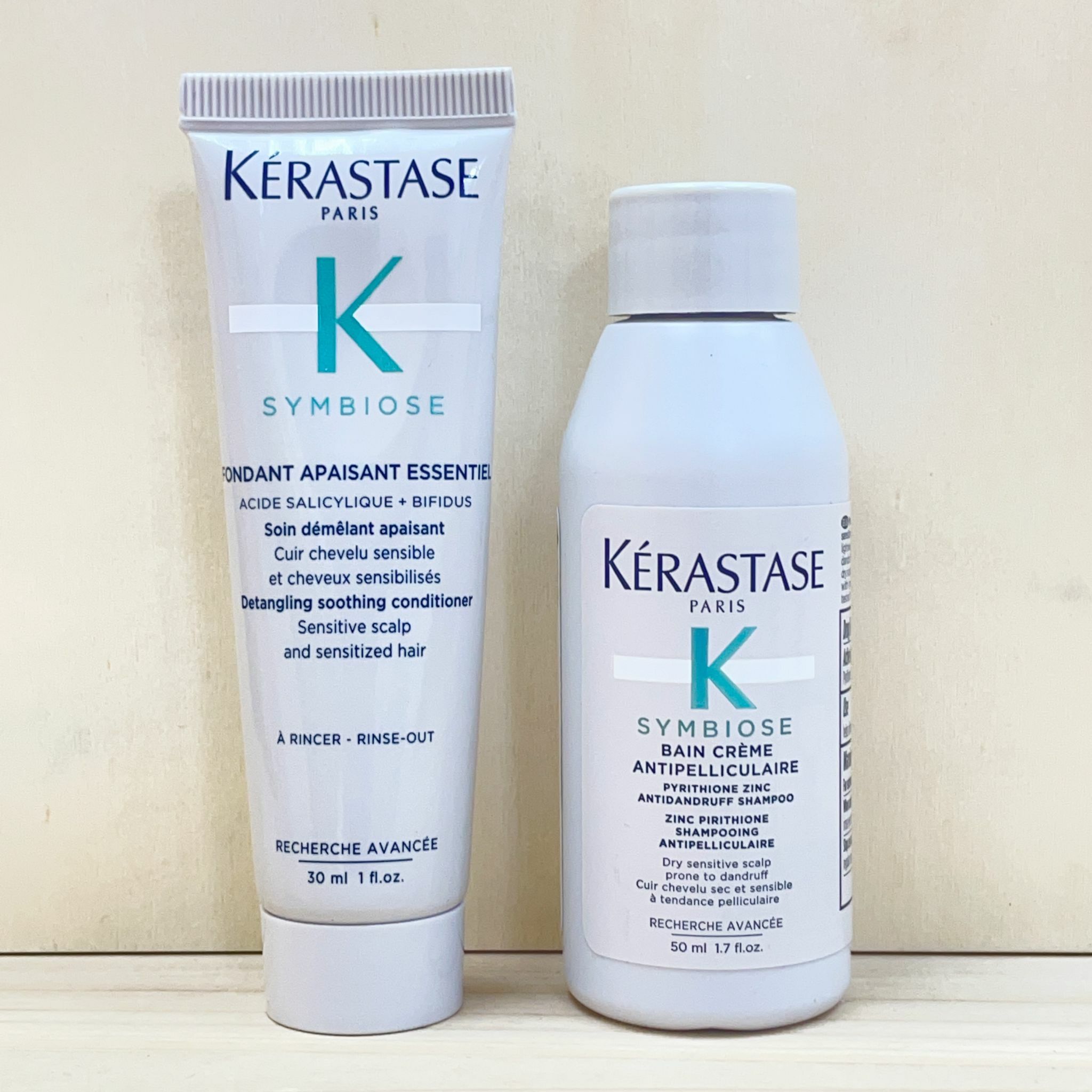 KERASTASE 潔淨去屑浴髮乳 50ml + 頭皮舒緩護髮露 30ml 套裝