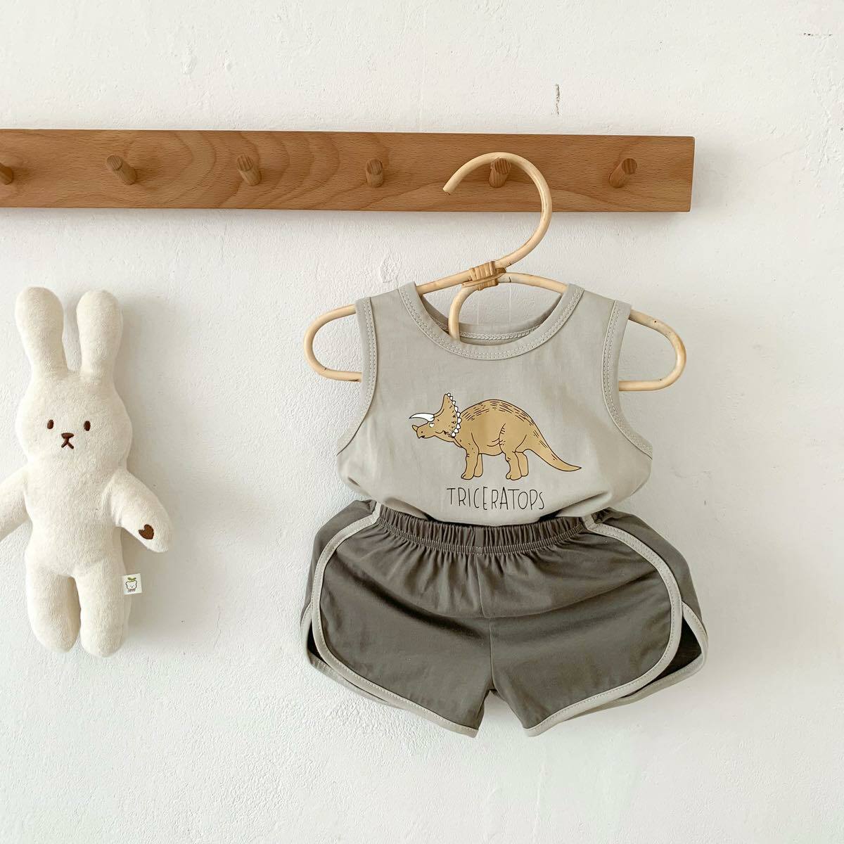 M58GN_SS23_C🦖運動風三角龍背心套裝