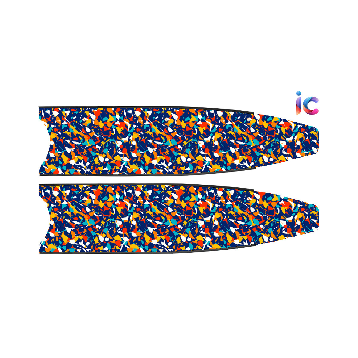 LEADERFINS - 玻璃纖維長蛙板：【IC系列】萬花筒