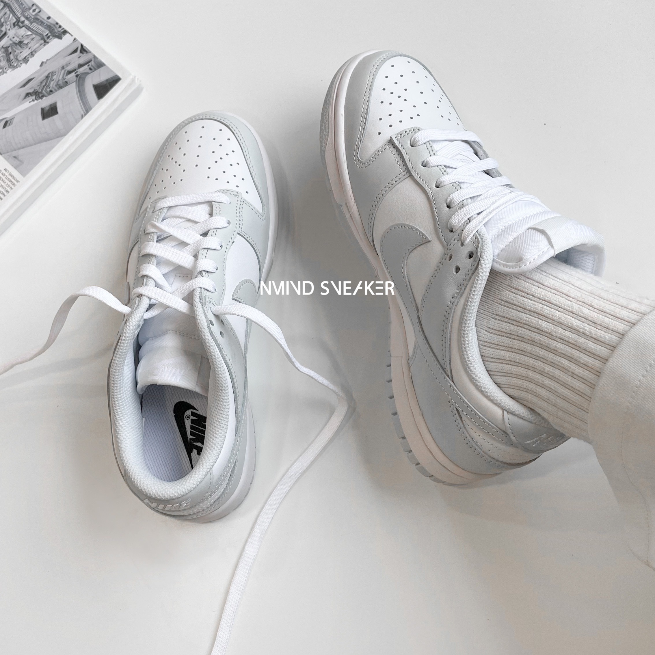 <快速出貨> Nike Dunk Low "Photon Dust" 灰白 女鞋