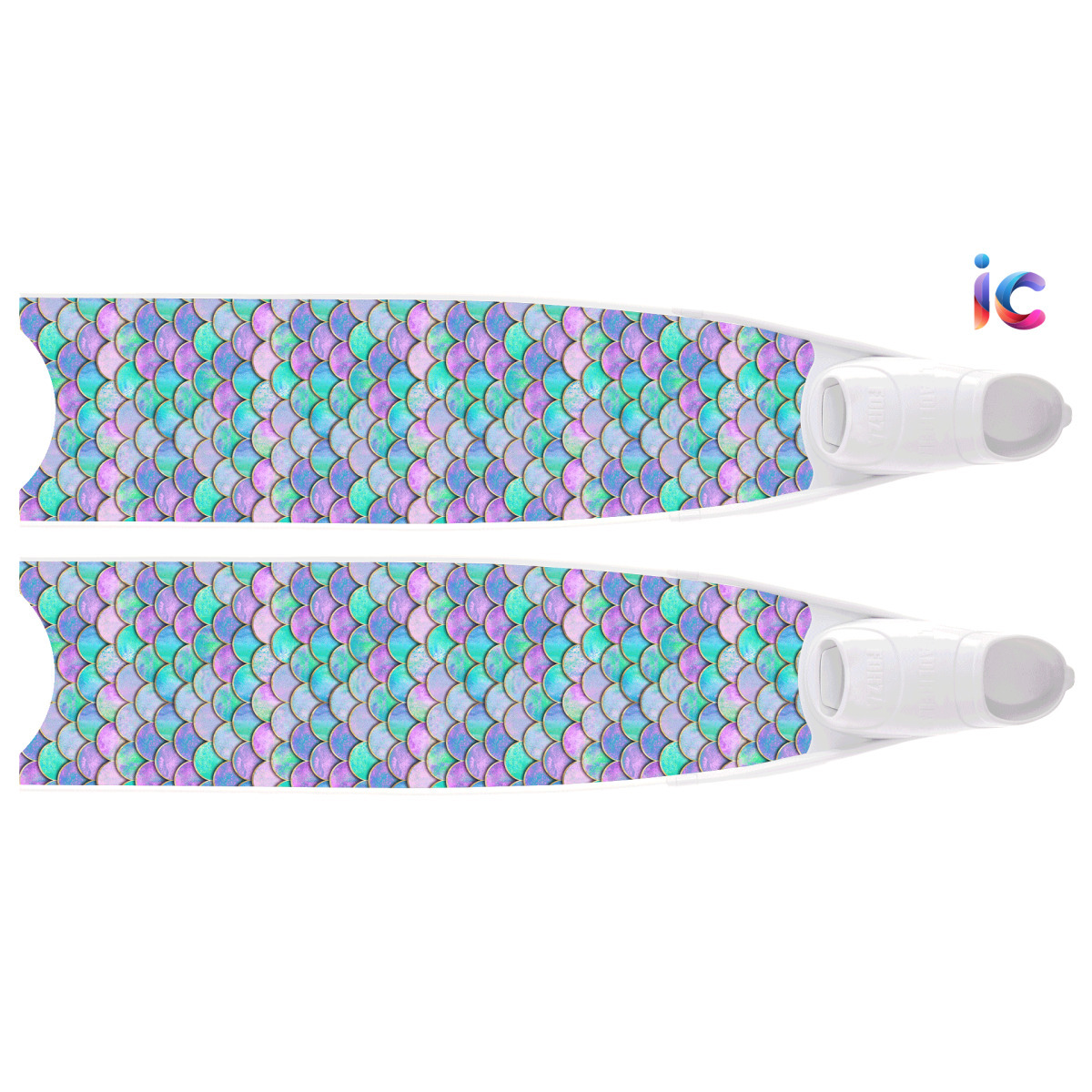LEADERFINS - 玻璃纖維長蛙板：【IC系列】紫金粼粼