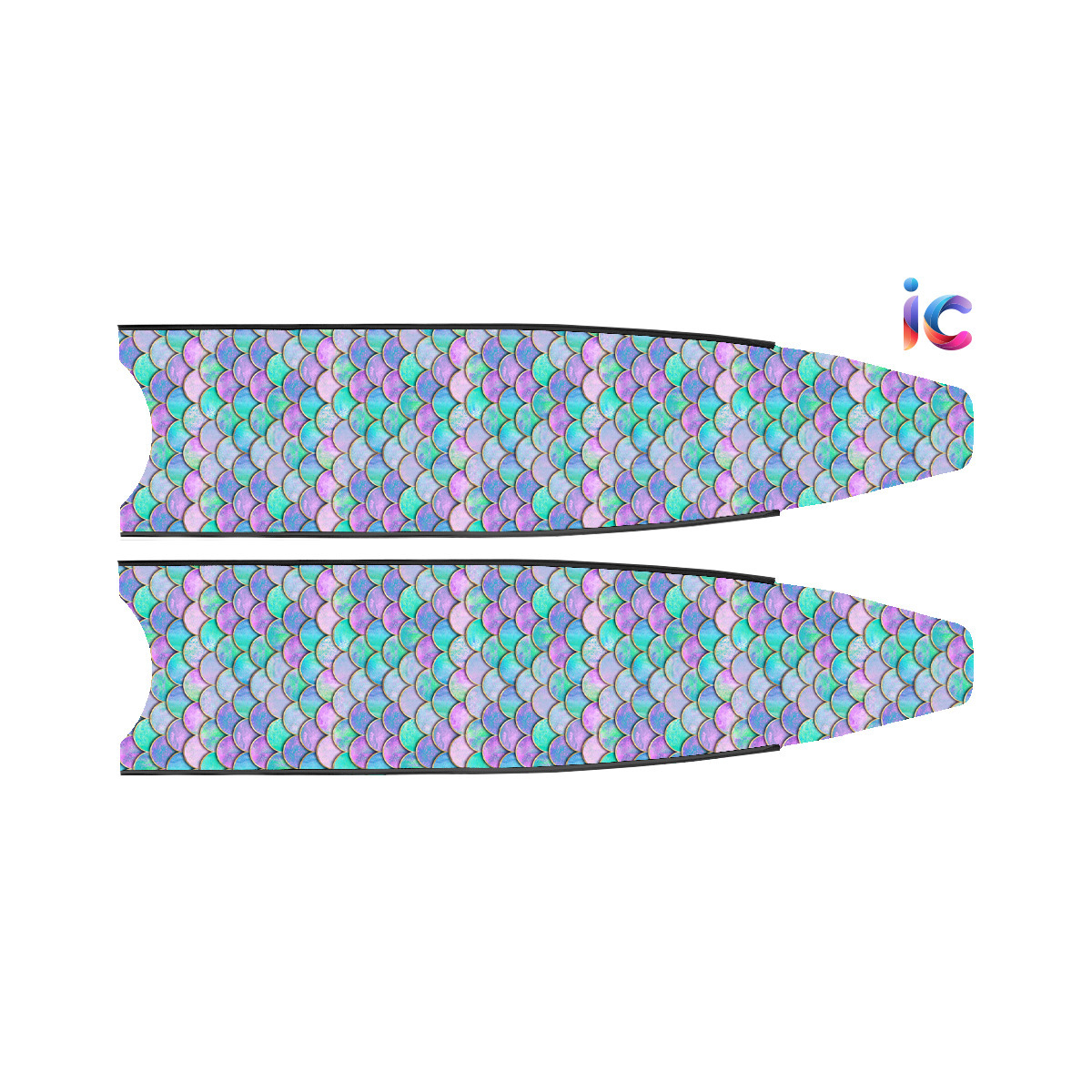 LEADERFINS - 玻璃纖維長蛙板：【IC系列】紫金粼粼