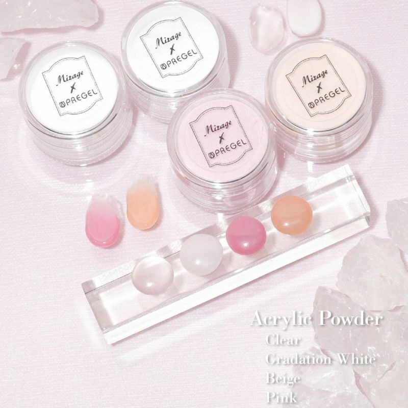 Mirage x pregel 限定水晶粉套裝 ★