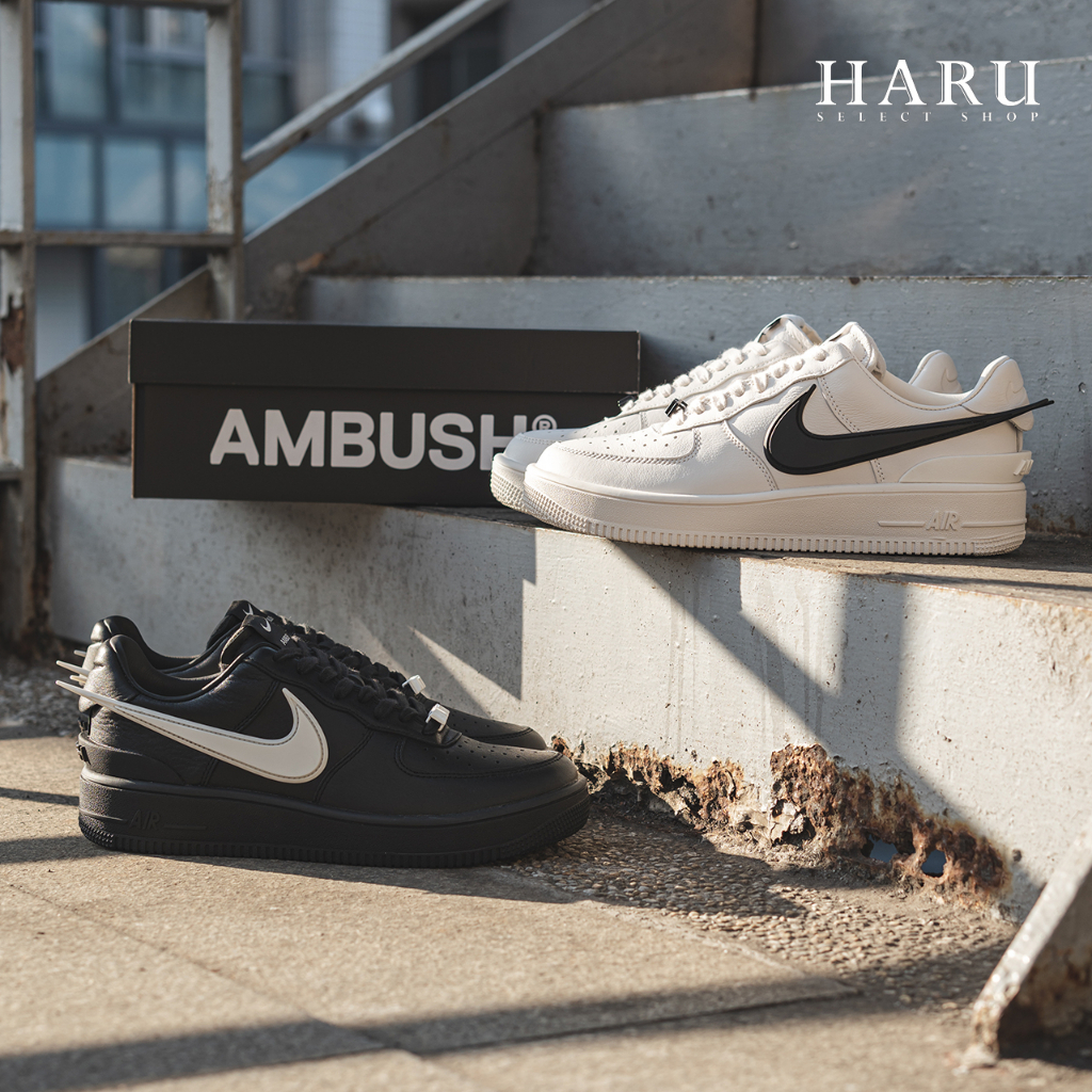 HAru] AMBUSH X NIKE AIR FORCE 1 AF1 白黑白黑大勾男女休閒鞋DV3464