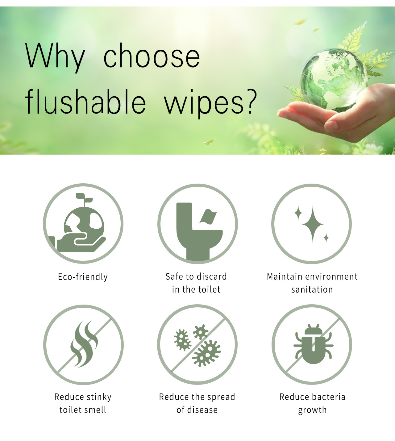 HH Antibacterial Feminine Wipes (50 pack)