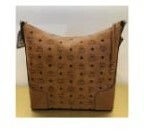 [S] MCM LARGE AREN HOBO MONOGRAM LEATHER,VISETOS COGNAC, 8809675915877 (SMCM60)