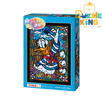 唐老鴨彩色玻璃 (透明樹脂)