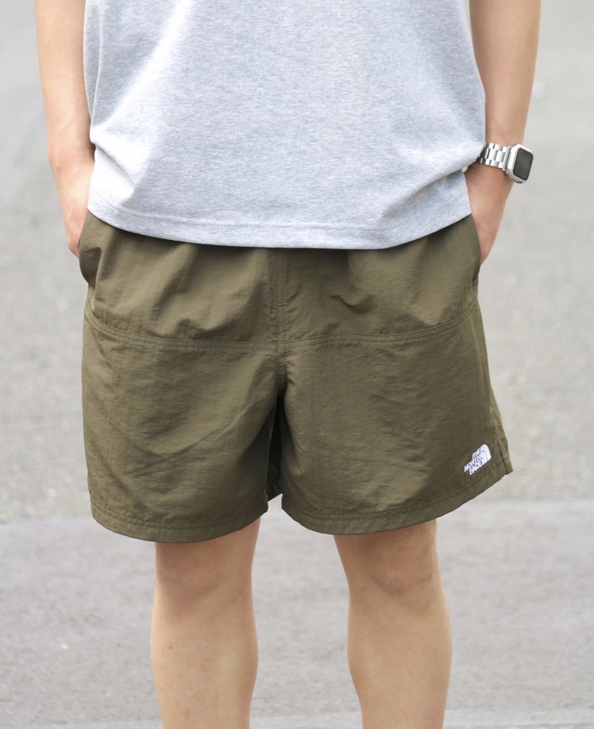 The north sale face versatile shorts