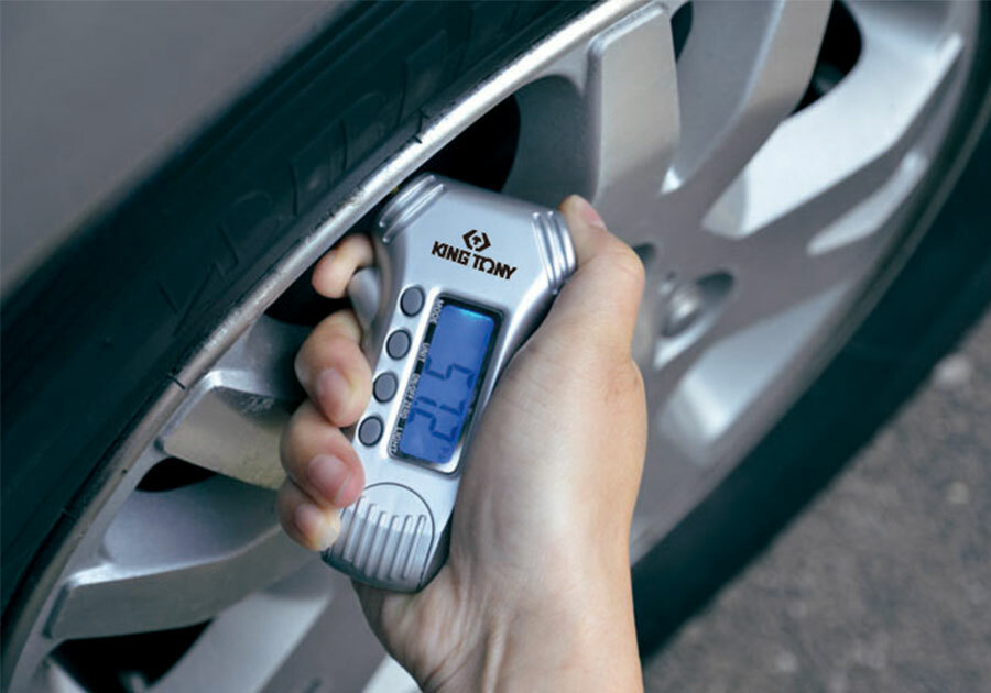 KING TONY 金統立 台灣製｜ 數顯型胎壓計 輪胎壓 胎面深度尺 KT9BM120｜9BM120｜台灣製｜公司貨