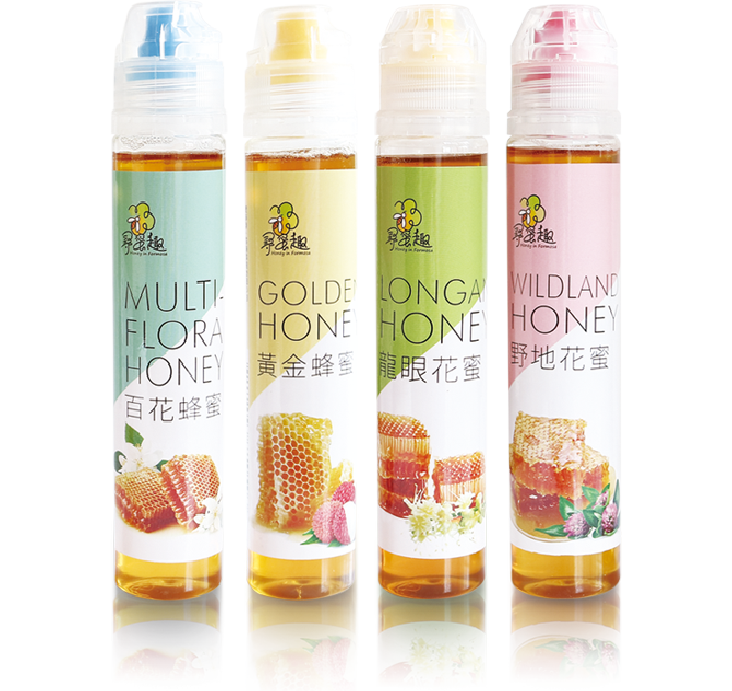 【尋蜜趣】台灣彩色蜂蜜隨身瓶120g  (龍眼蜜/黃金荔枝蜜/百花蜜/野地蜜) 花蜜 蜂蜜隨身筆