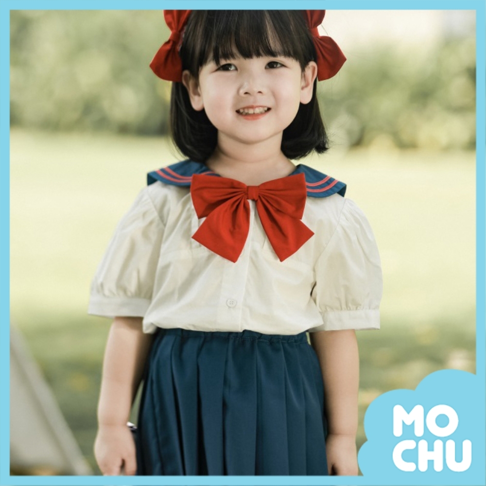 海軍翻領大蝴蝶結襯衫