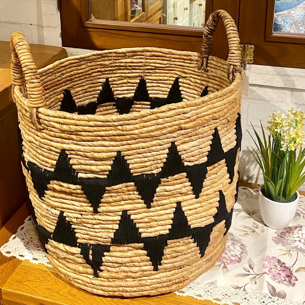 之字形提把藤藍