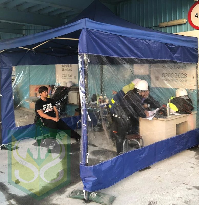 帳篷連四面透明圍布+拉鏈開門 (2mx2m) / (3mx3m)