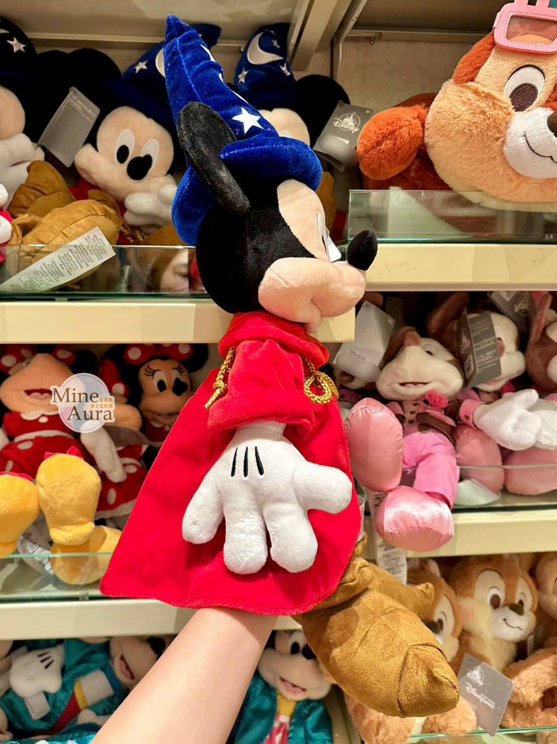 米奇 Mickey 魔法師 造型 絨毛 娃娃 玩偶 -香港迪士尼樂園