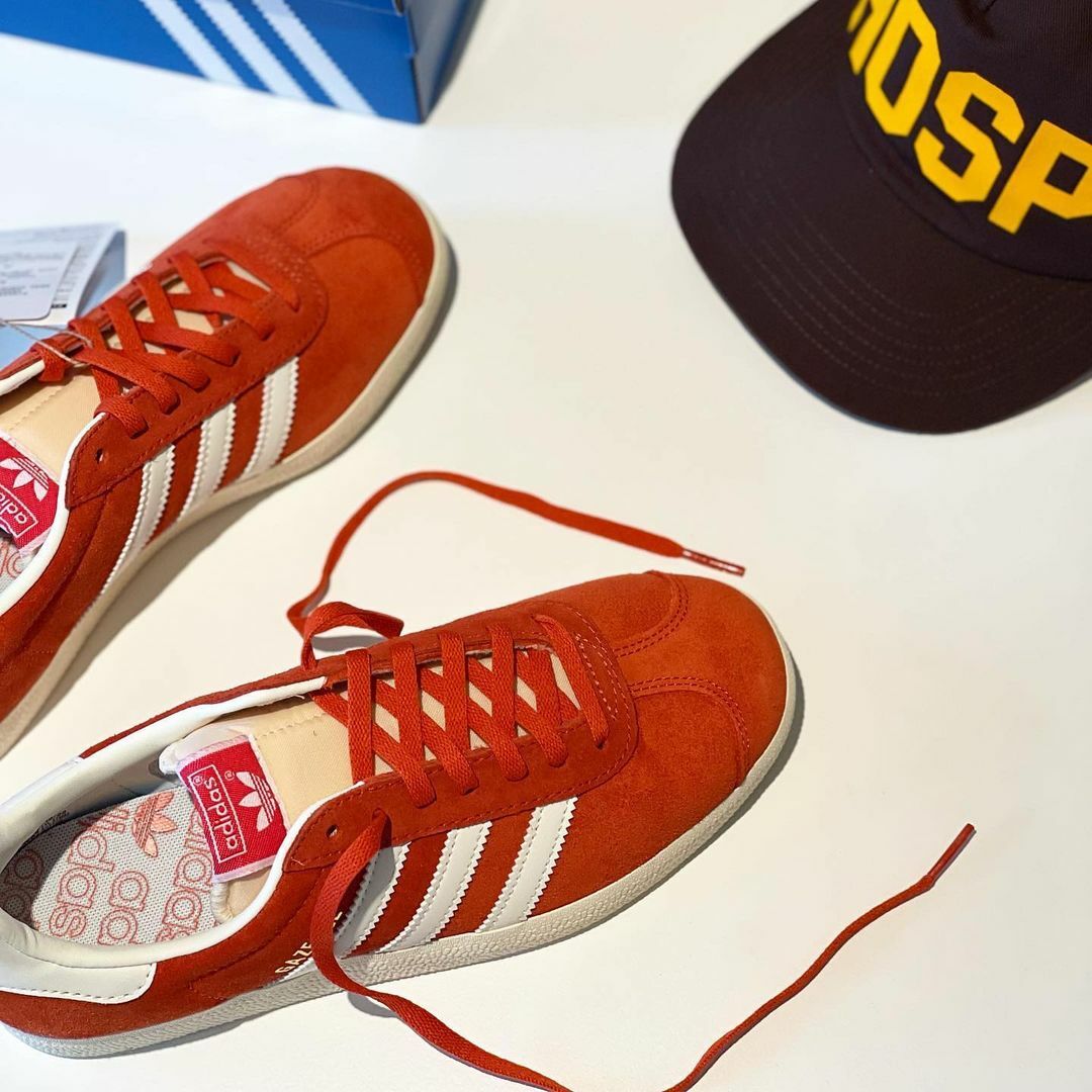Adidas Originals Gazelle 夕陽紅 太陽紅 紅色 白色 復古 休閒鞋 男女尺寸 GY7339