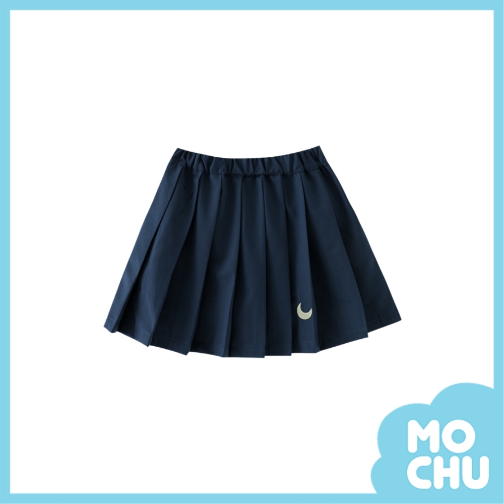 刺繡月牙百摺裙