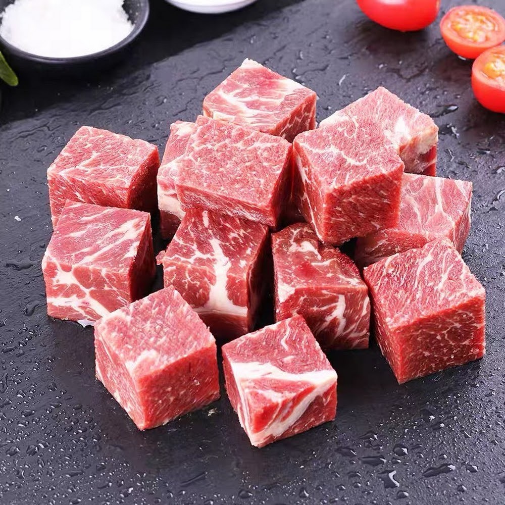 日本霜降一口牛 約1kg/包 (急凍)