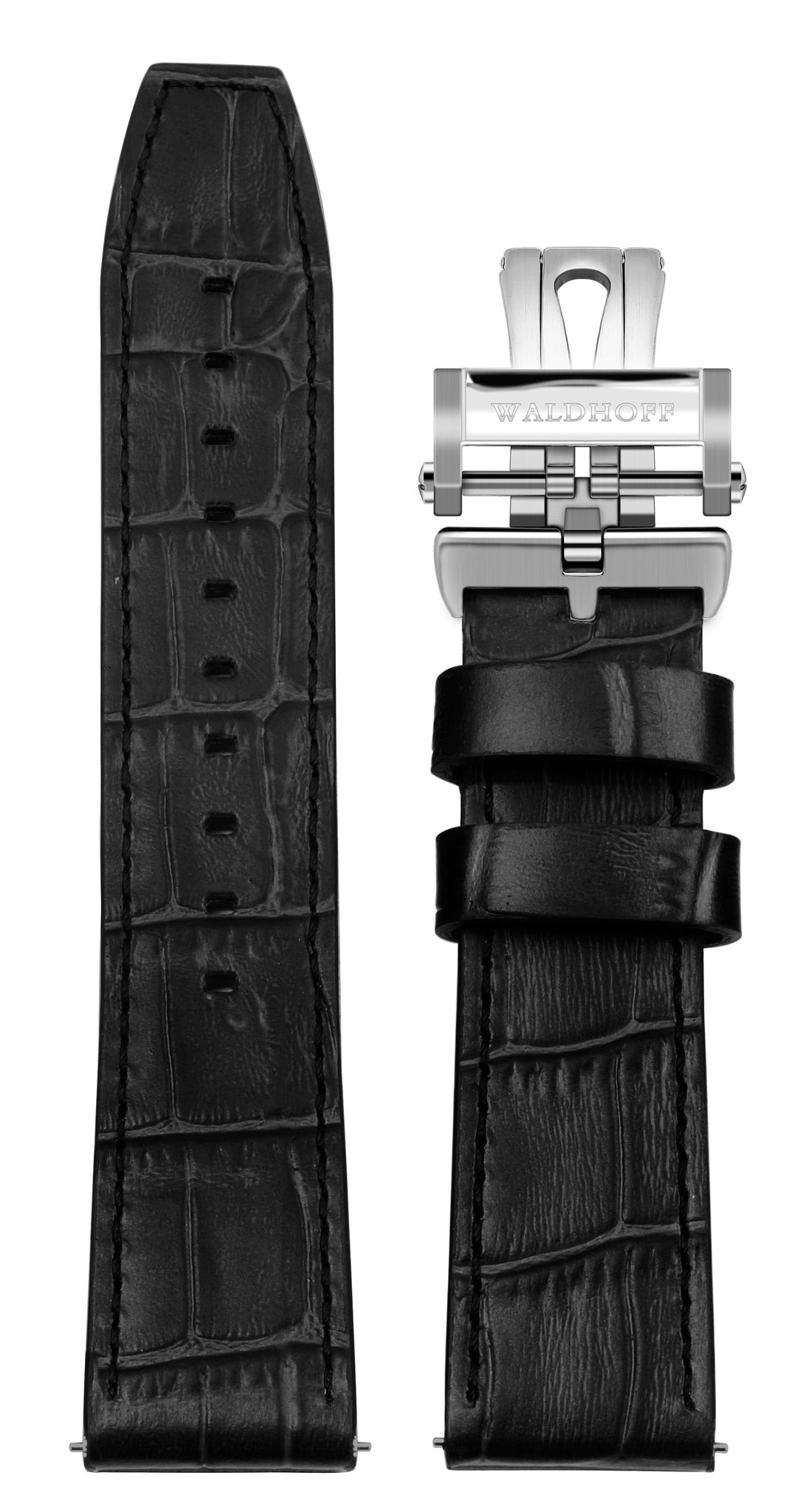 Manufaktur Waldhoff - Leather Strap with Deployant Buckle