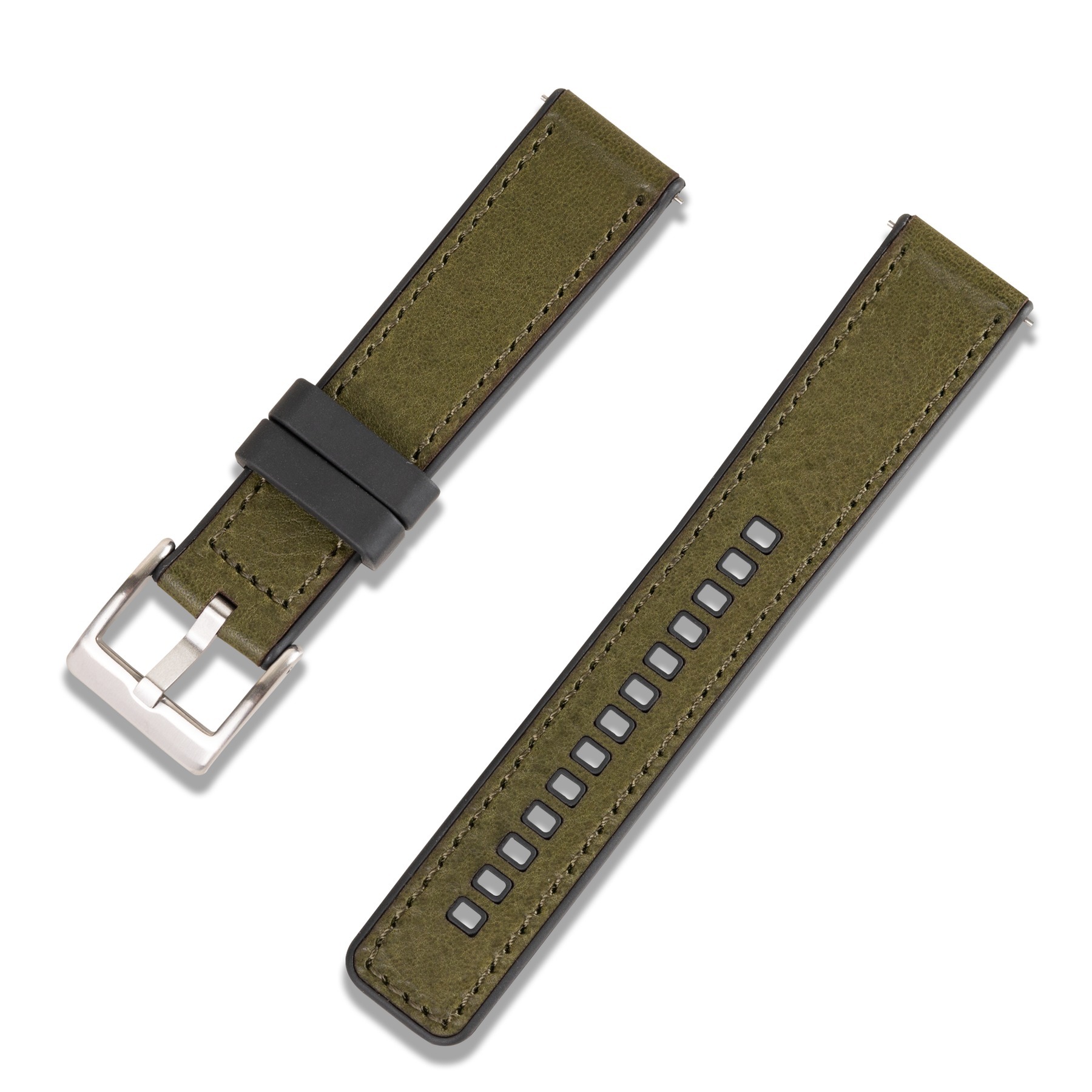 Straight End Hybrid FKM Rubber Strap (UL03)