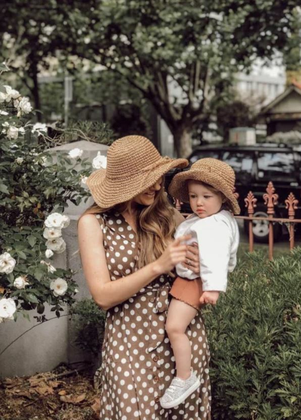 FINI.THELABEL 親子渡假風草編帽 straw hat - natural