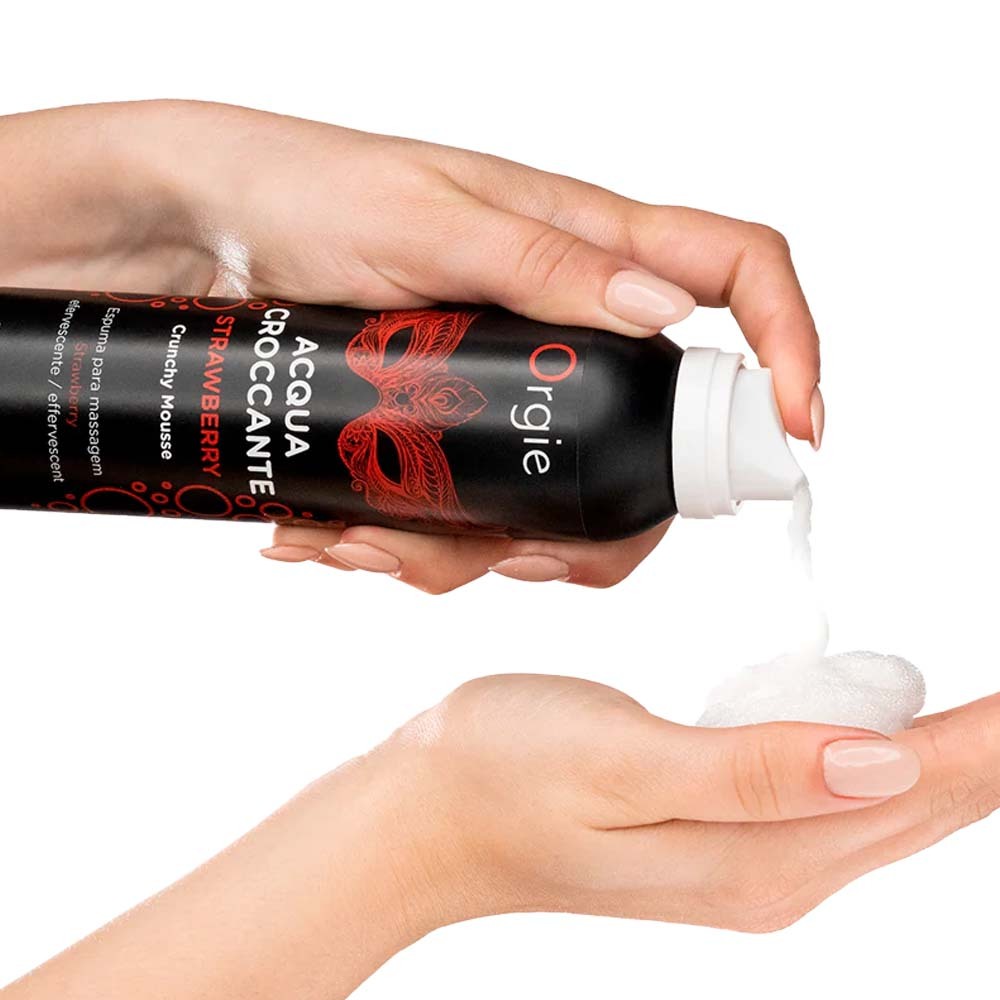 葡萄牙ORGIE ACQUA CROCCANTE 士多啤梨味跳動按摩泡泡（150ml）