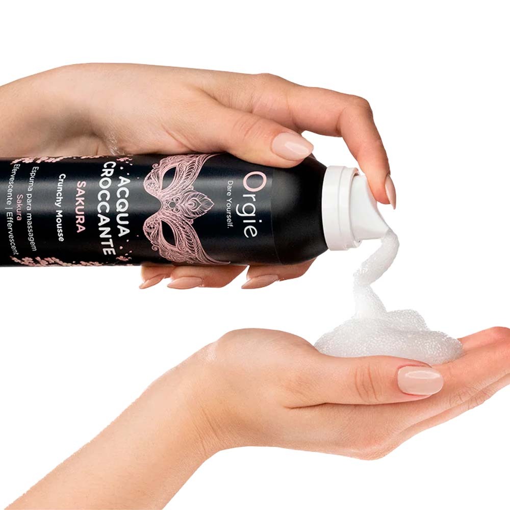 葡萄牙ORGIE ACQUA CROCCANTE 櫻花味跳動按摩泡泡（150ml）