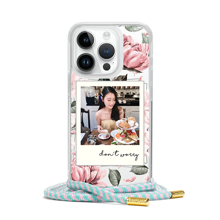 浪漫照片 - (客製化) iPhone透明掛繩手機殼