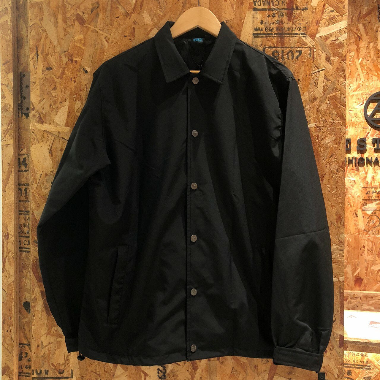 SBG 防潑水微寬鬆隱藏拉鍊口袋教練外套 047