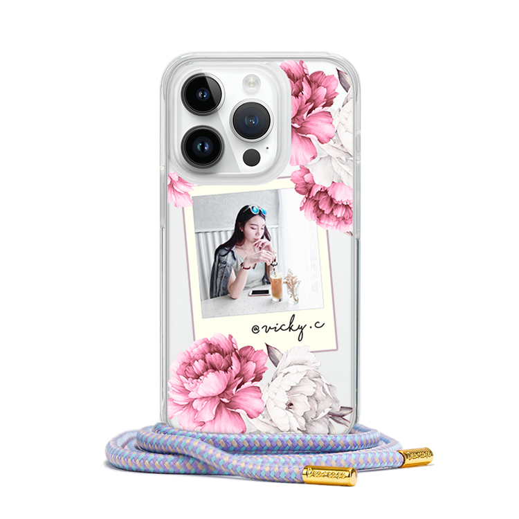 下午時光 - (客製化) iPhone透明掛繩手機殼