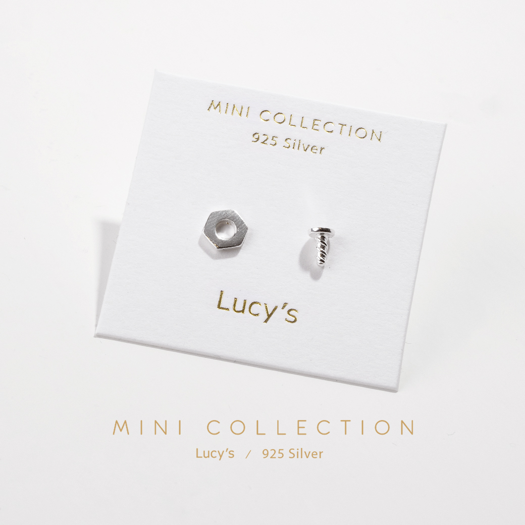 *925純銀〔輕銀系列〕工具 耳環 (94672)