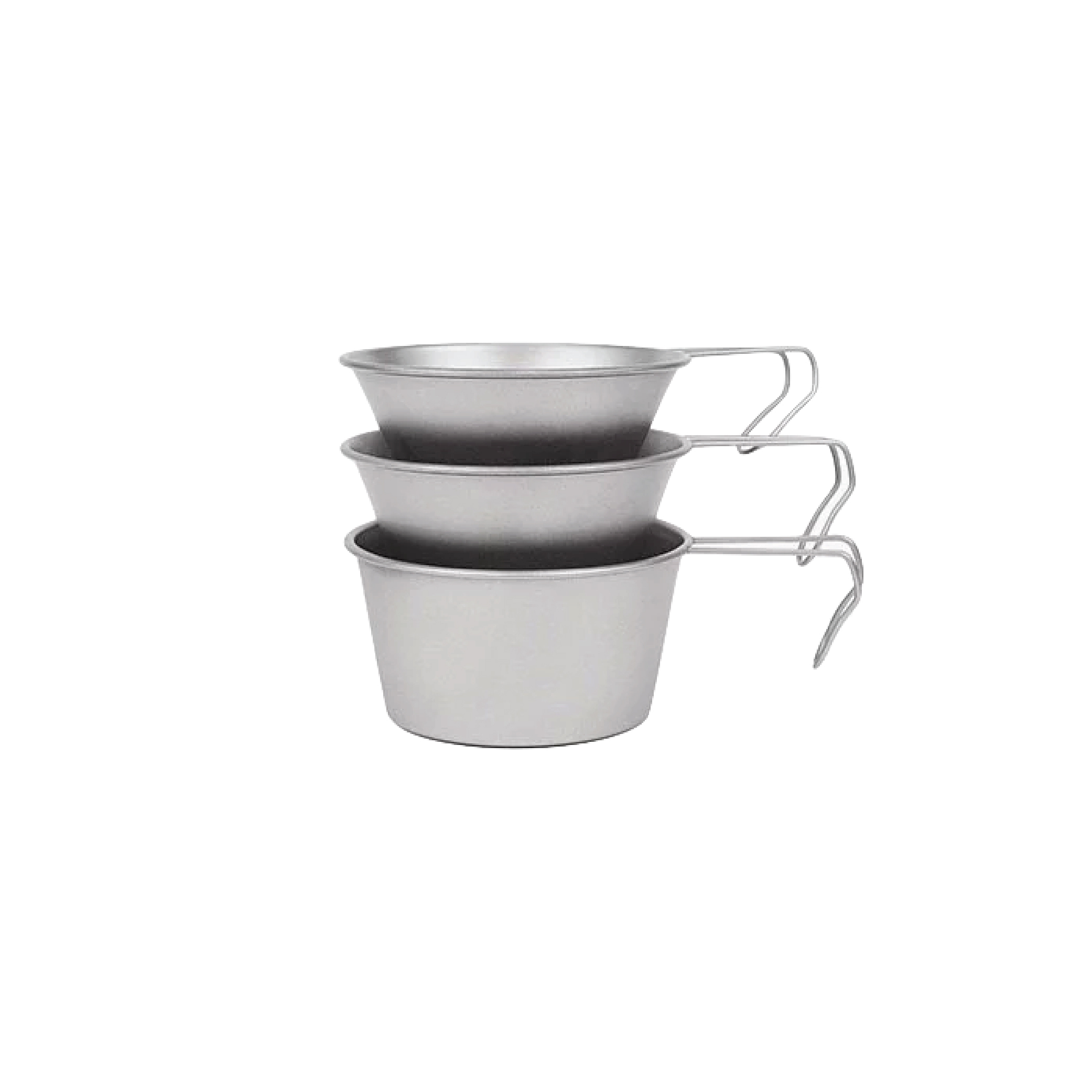 Minimal Works｜孤狼不鏽鋼登山杯3入套組