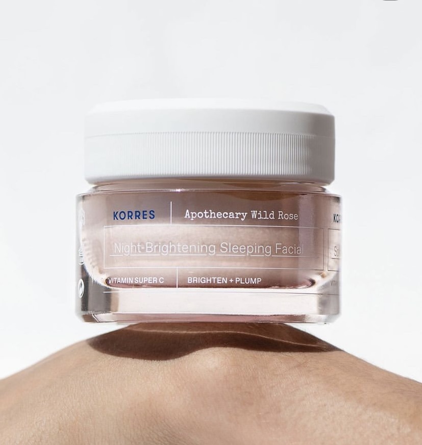 Korres 野玫瑰維他命C美白保濕2合1晚霜 sleeping facial 40ml