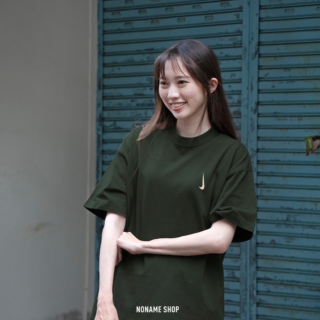 NIKE x Billie Eilish 聯名 厚磅 短T 軍綠 (男款)