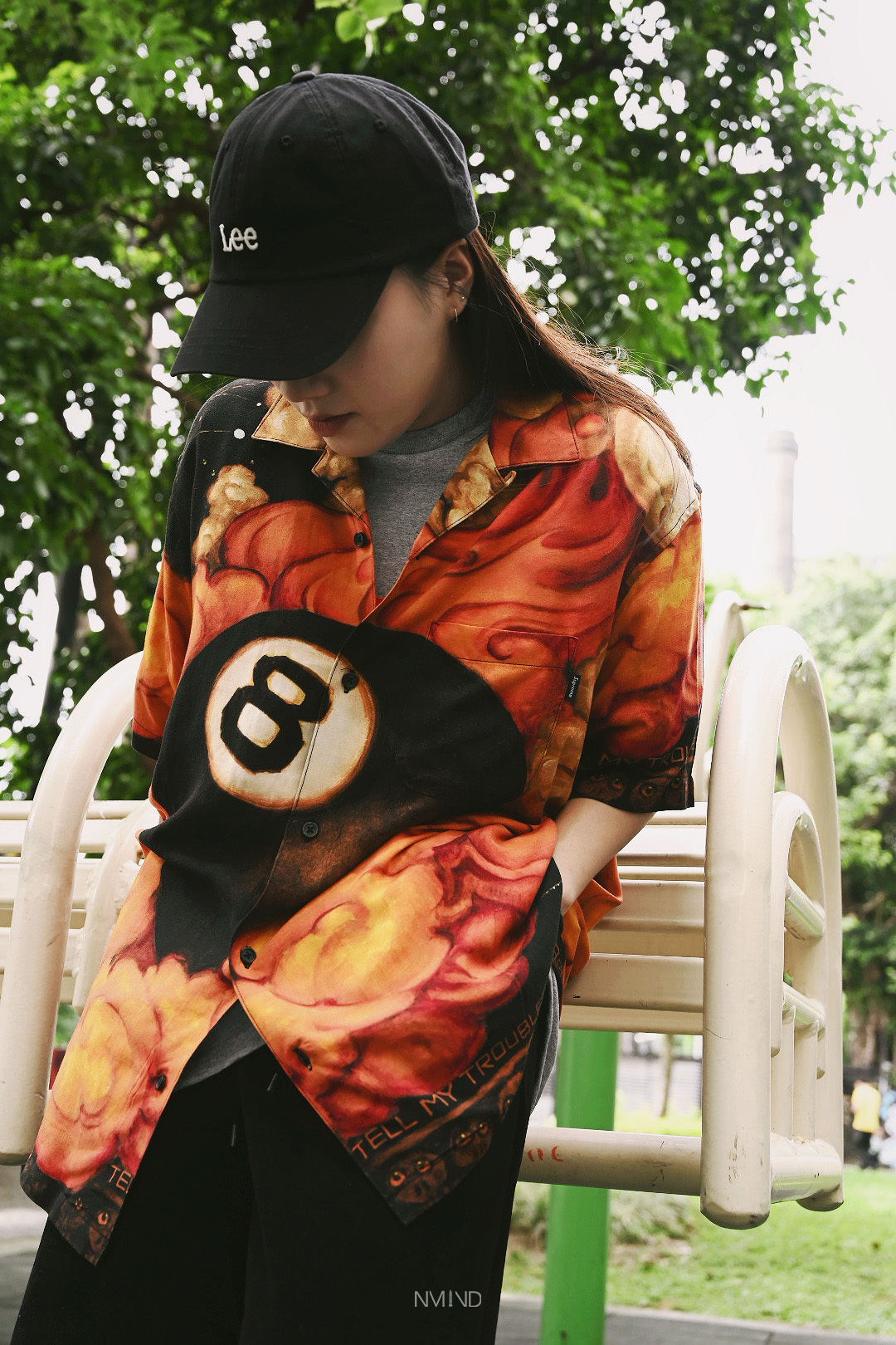 SUPREME 19FW MARTIN WONG 8 BALL RAYON SS SHIRT 八號球短袖襯衫