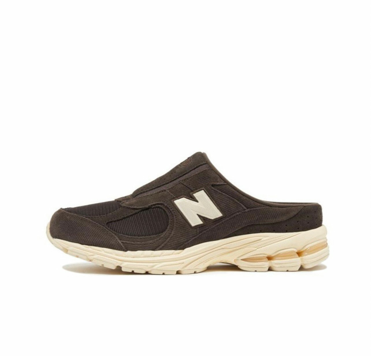 代購 New Balance 2002RM 半拖 輕便 拖鞋 運動休閒鞋 咖啡色 MAY-