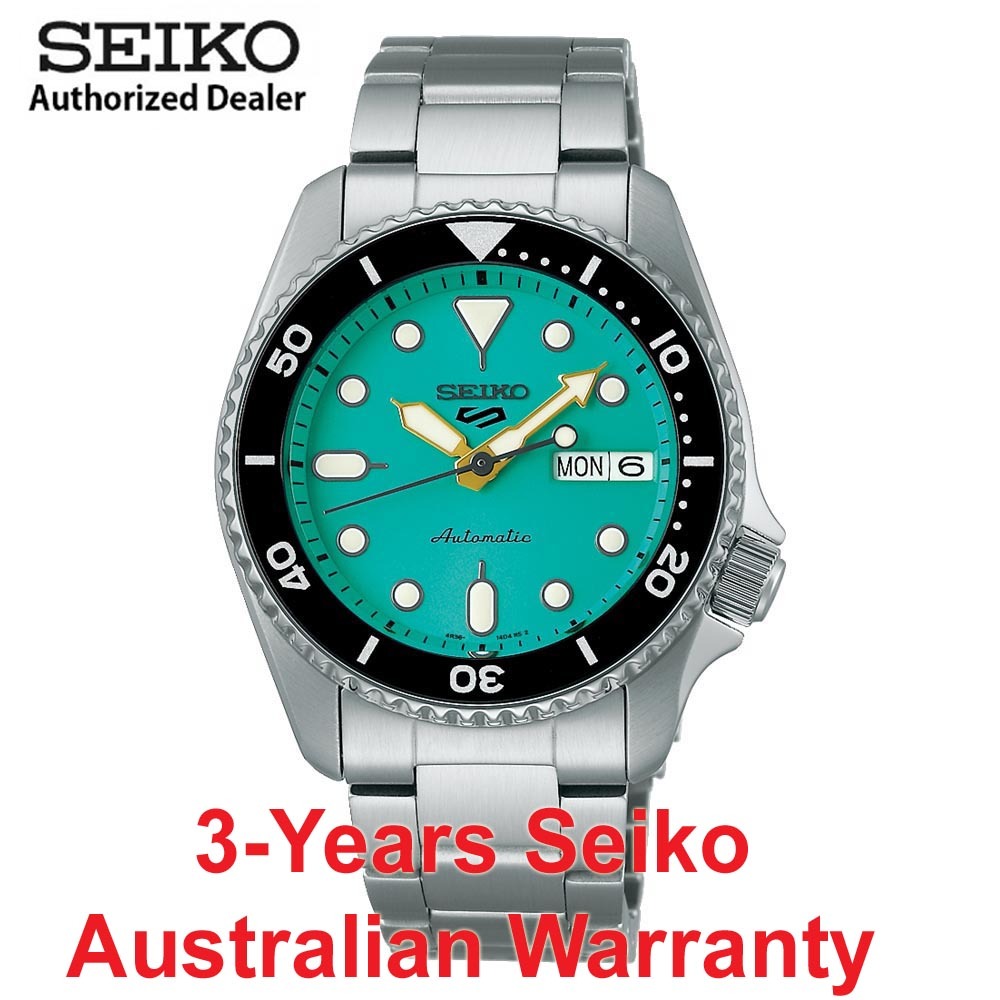 Seiko 5 Sports SKX Automatic SRPK33K Teal Men Watch