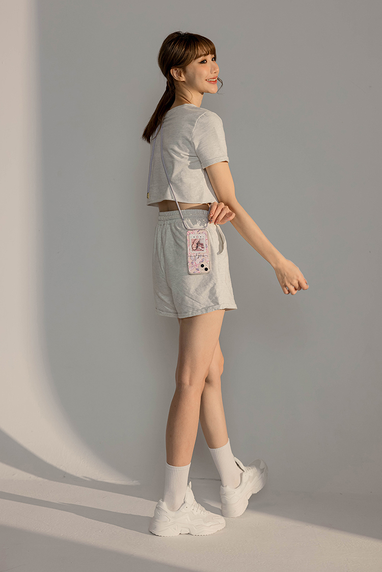 花卉美照 - (客製化) iPhone透明掛繩手機殼