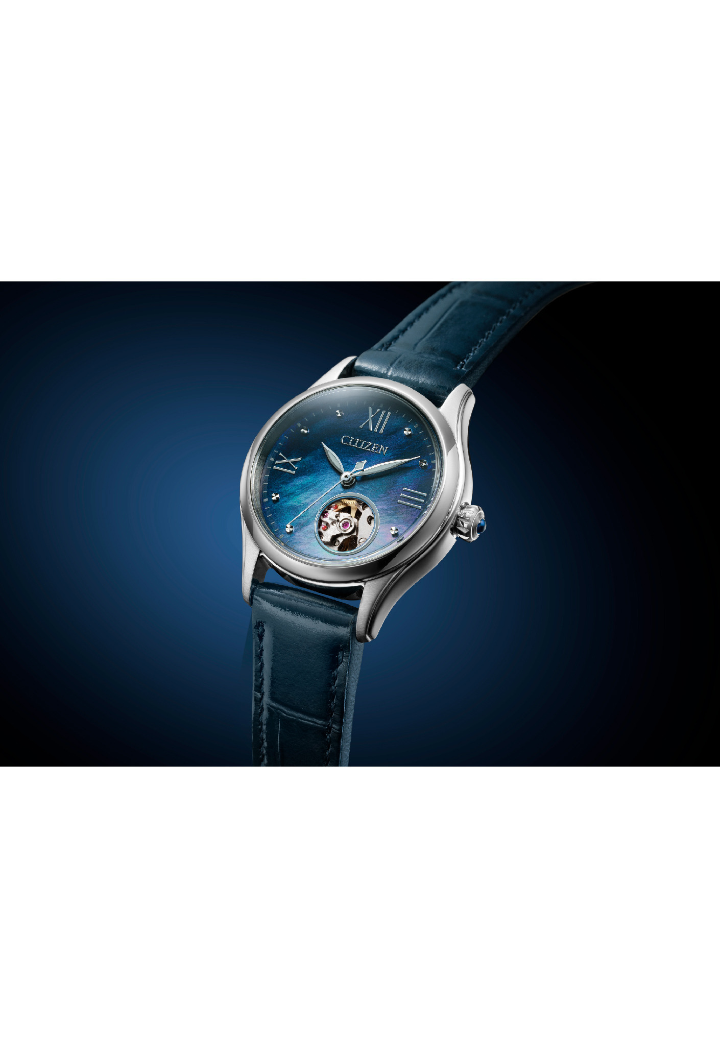 萬年鐘錶 - Citizen 星辰錶 XC女錶 小錶徑心動開芯機械女錶  PR1041-18N  錶徑28.5MM