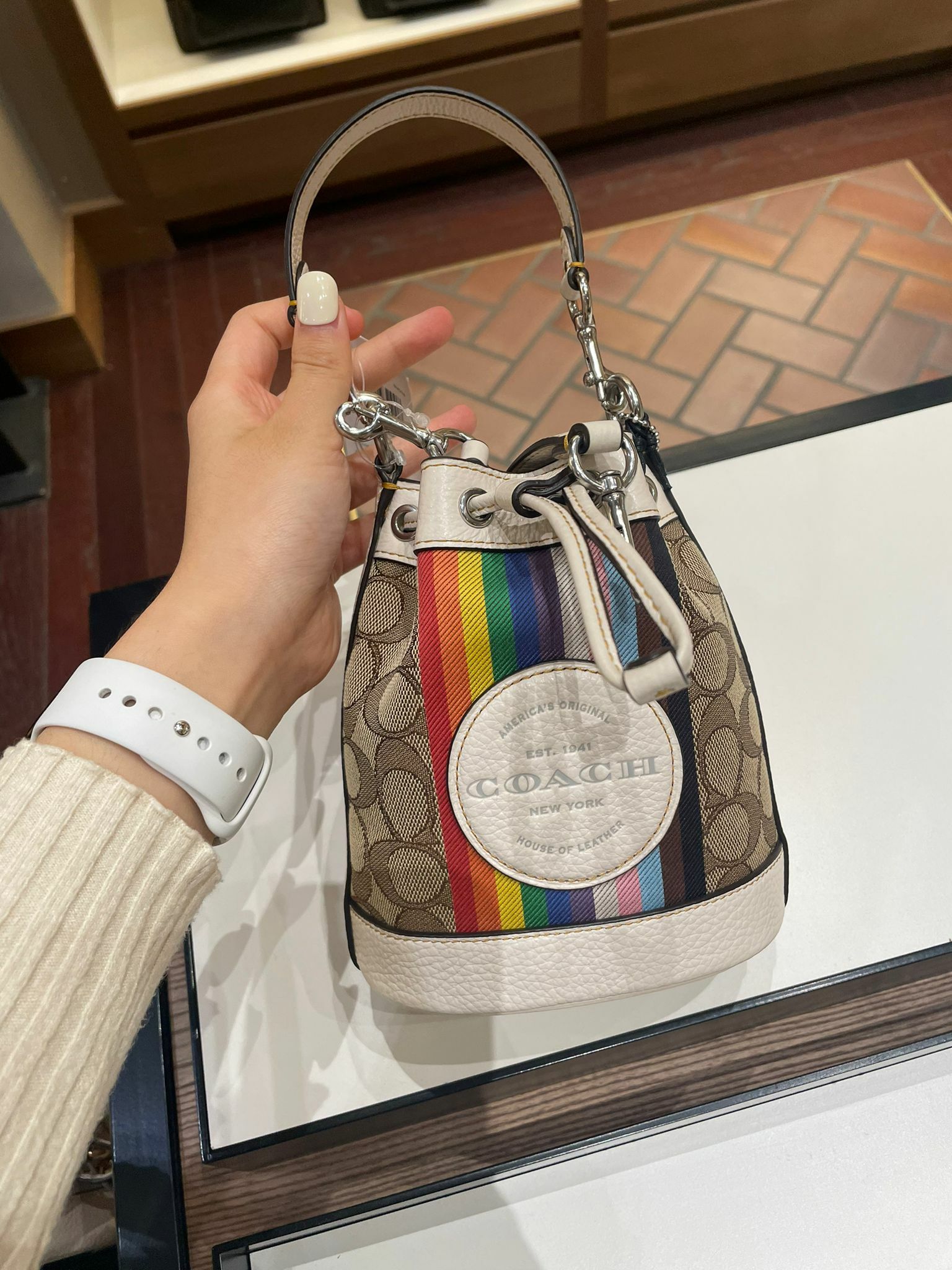 Rainbow Bucket Bag