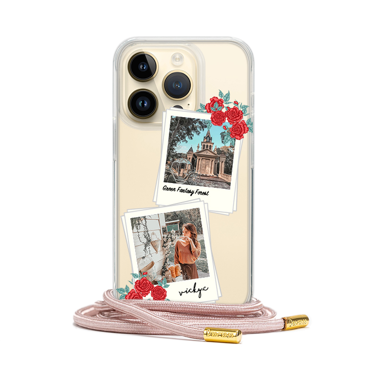 喜歡生活 - (客製化) iPhone透明掛繩手機殼