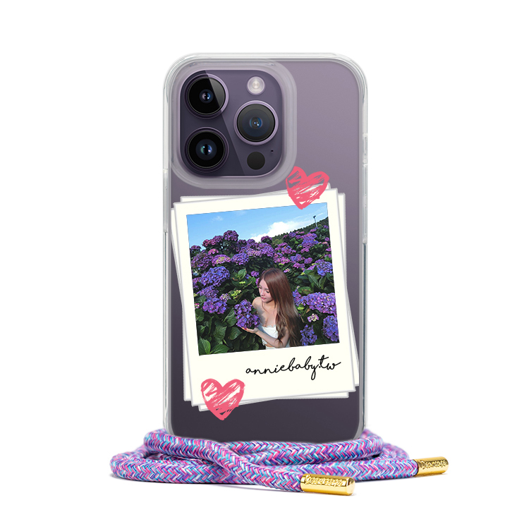 回憶照片 - (客製化) iPhone透明掛繩手機殼