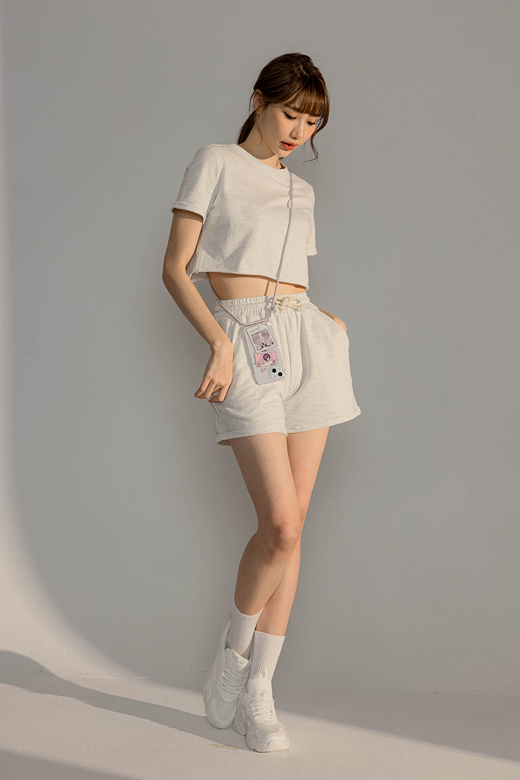 粉紅相機 - (客製化) iPhone透明掛繩手機殼