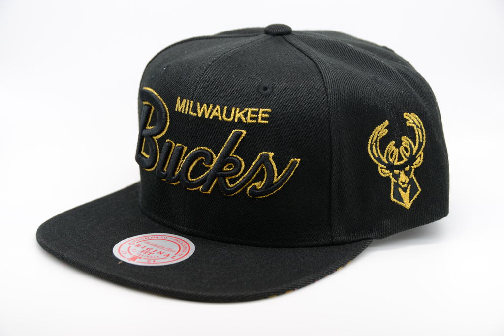 Mitchell & Ness 密爾瓦基公鹿隊 BHM Script 可調式帽子