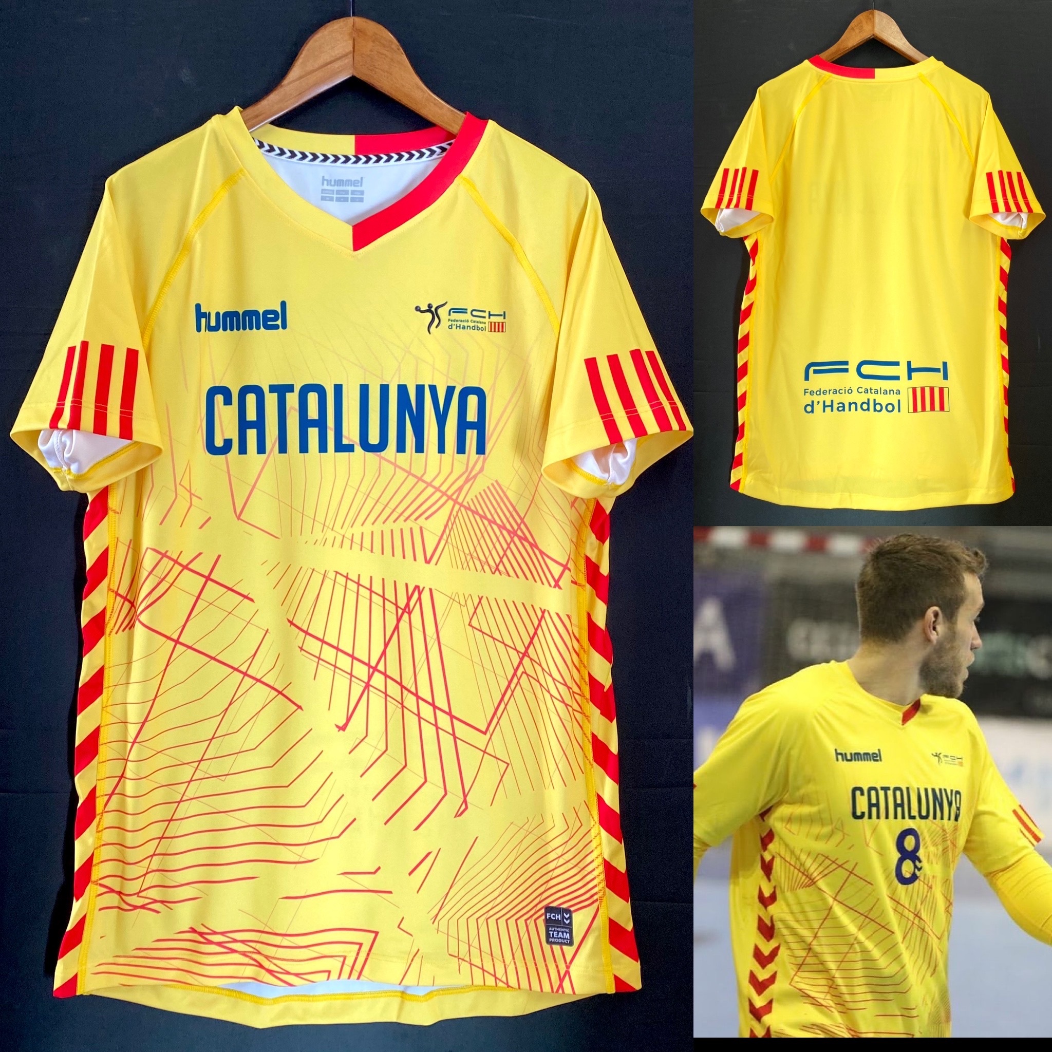 加泰隆尼亞 2020-2022 Hummel 手球隊主場球衣