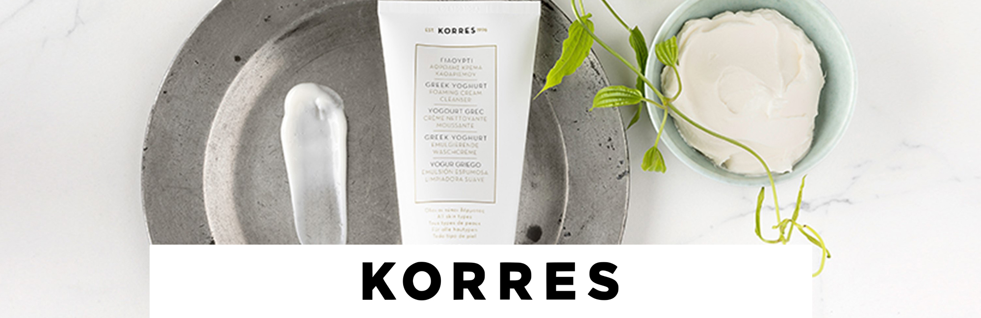 由古希臘順勢療法製成天然產品 KORRES 的天然產品是源自希臘雅典最古老的順勢療法