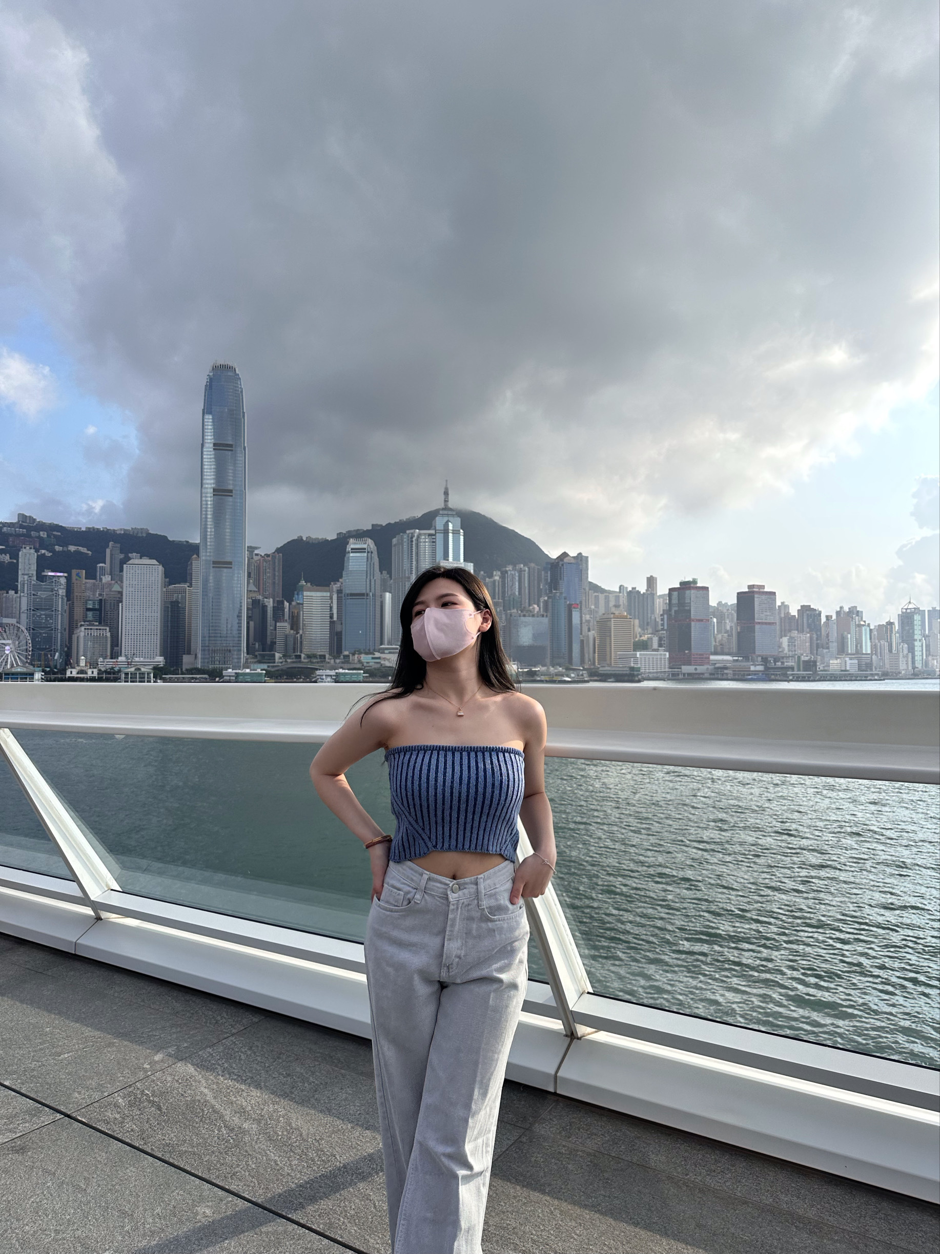 斷貨 ~Matte Blue Tube Top