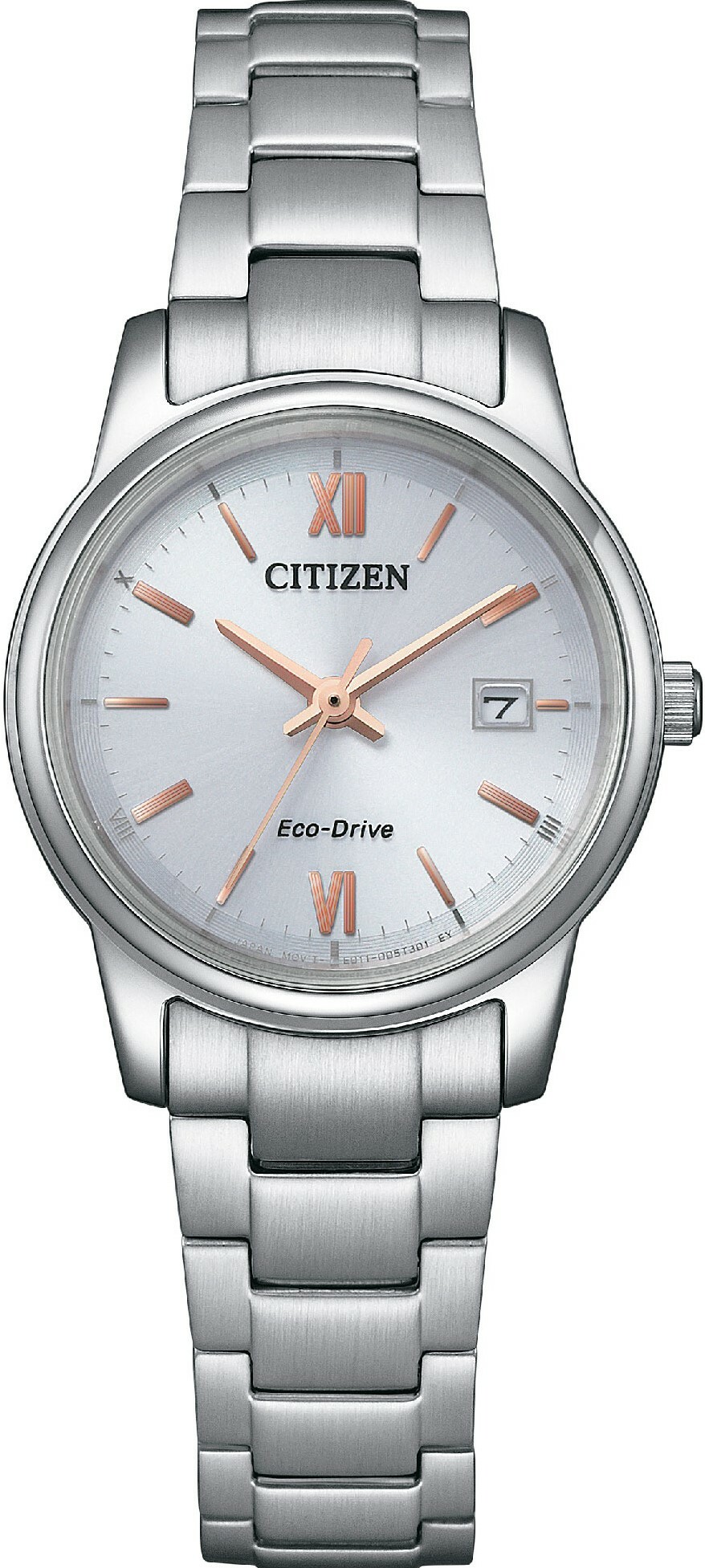 萬年鐘錶 - Citizen 星辰錶 經典光動能女錶 EW2318-73A  錶徑27.5MM